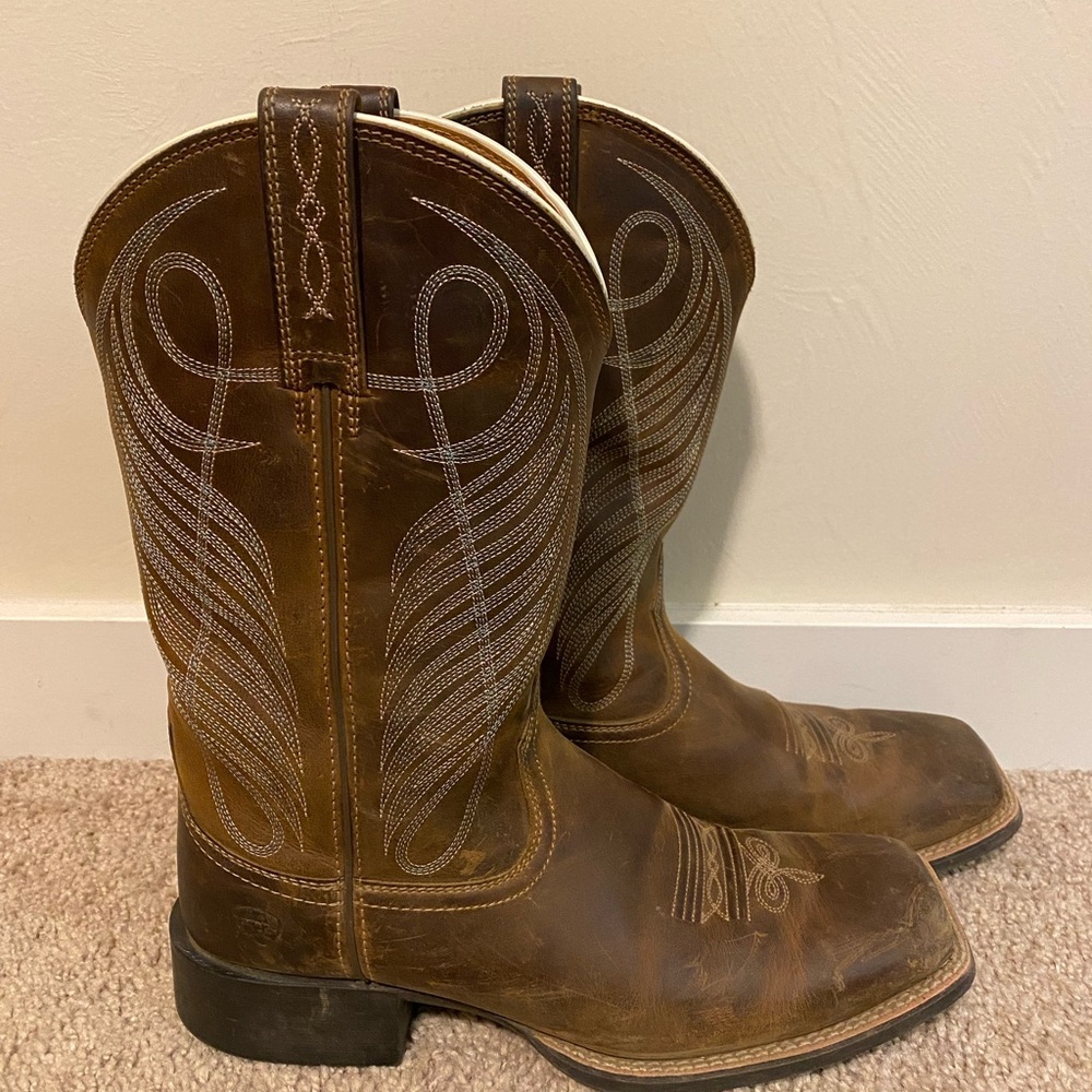 Ariat Brown Western Cowboy Boots